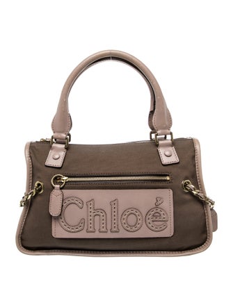 Chloé Canvas Top Handle Bag