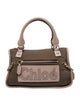 Chloé Canvas Top Handle Bag