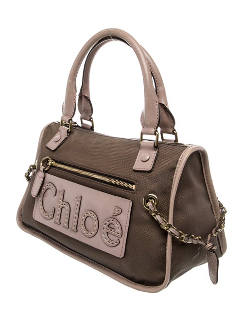 Chloé Canvas Top Handle Bag