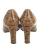 Chloé Snakeskin Animal Print Pumps