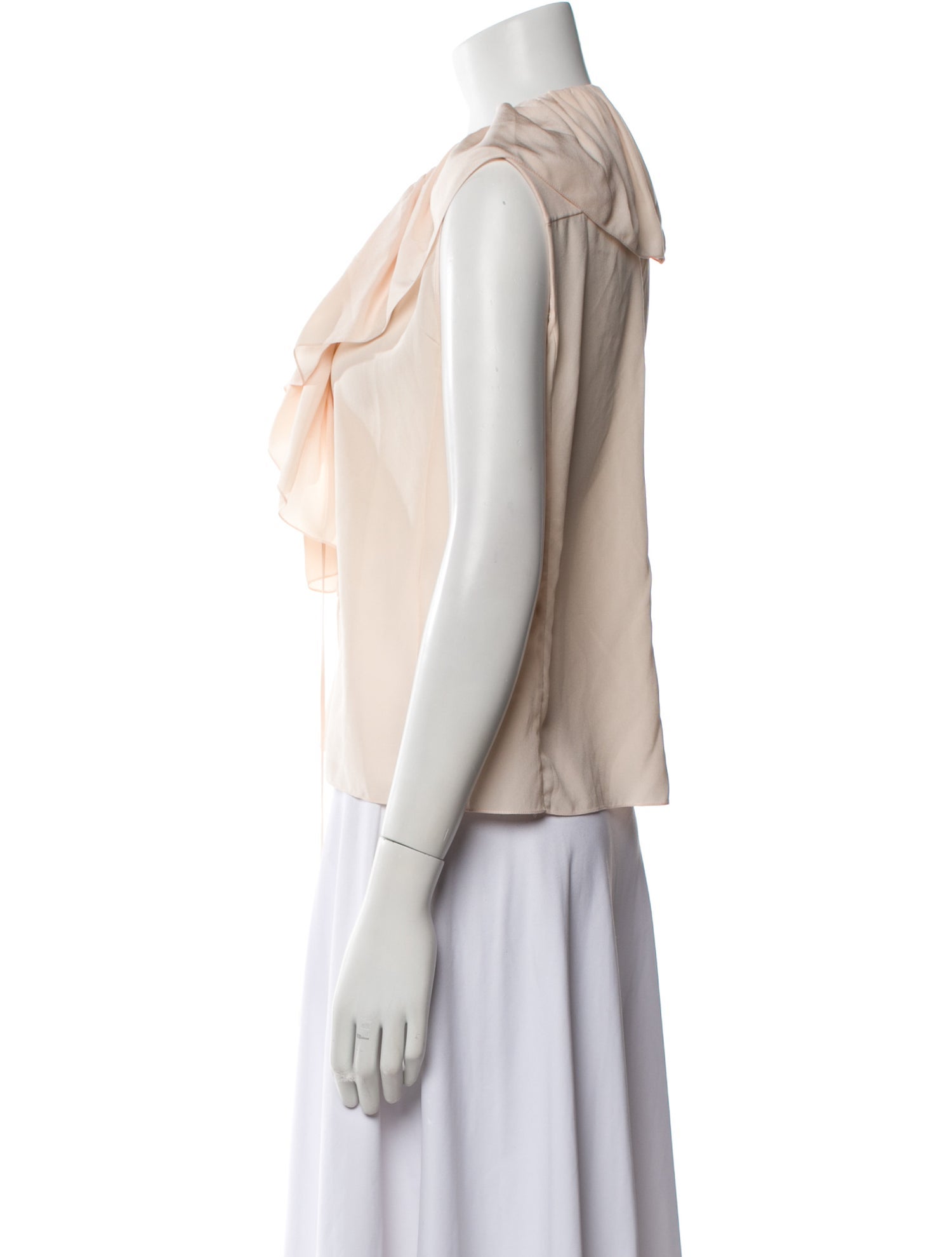 Chloé Silk V-Neck Blouse