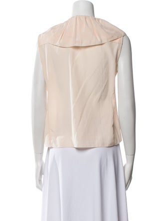 Chloé Silk V-Neck Blouse