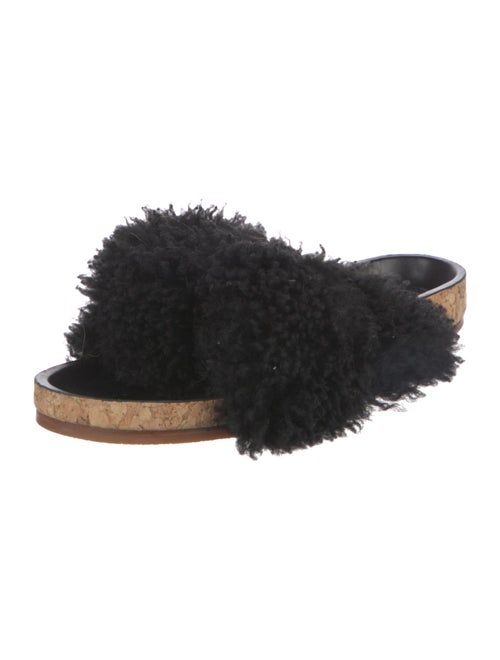 Chloé Shearling Slides