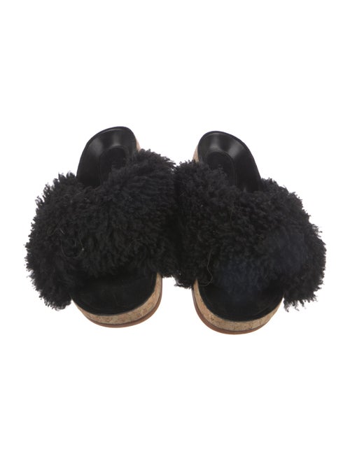 Chloé Shearling Slides