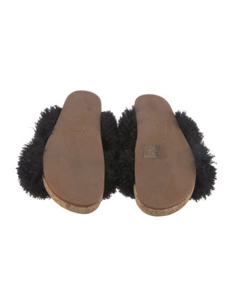 Chloé Shearling Slides