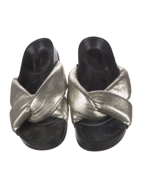 Chloé Leather Slides