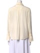 Chloé Silk Long Sleeve Button-Up Top