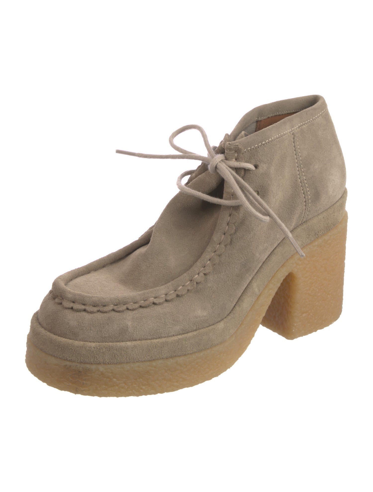 Chloé Suede Lace-Up Boots