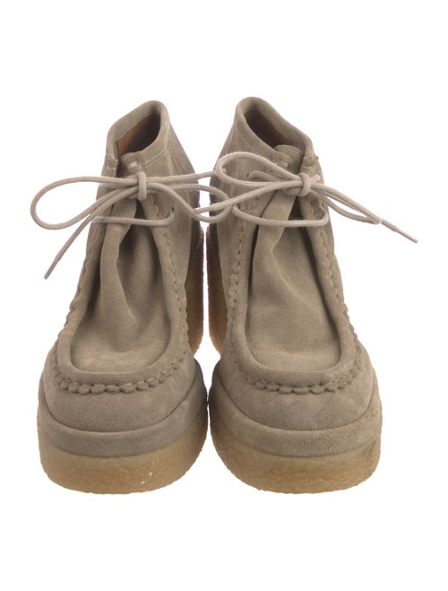 Chloé Suede Lace-Up Boots