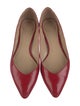 Chloé Patent Leather Scalloped Accent Ballet Flats