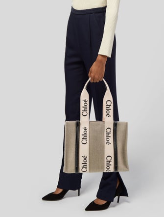 Chloé Canvas Tote Medium 2025
