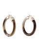 Chloé Resin Maée Hoop Earrings