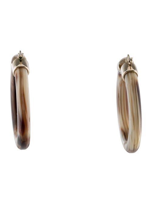 Chloé Resin Maée Hoop Earrings