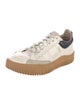 Chloé Leather Colorblock Pattern Sneakers
