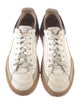 Chloé Leather Colorblock Pattern Sneakers