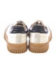 Chloé Leather Colorblock Pattern Sneakers