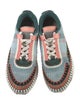 Chloé Colorblock Pattern Whipstitch Trim Sneakers