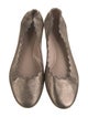 Chloé Leather Scalloped Accent Ballet Flats