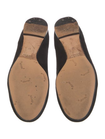 Chloé Suede Scalloped Accent Flats