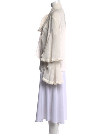 Chloé Mock Neck Long Sleeve Blouse