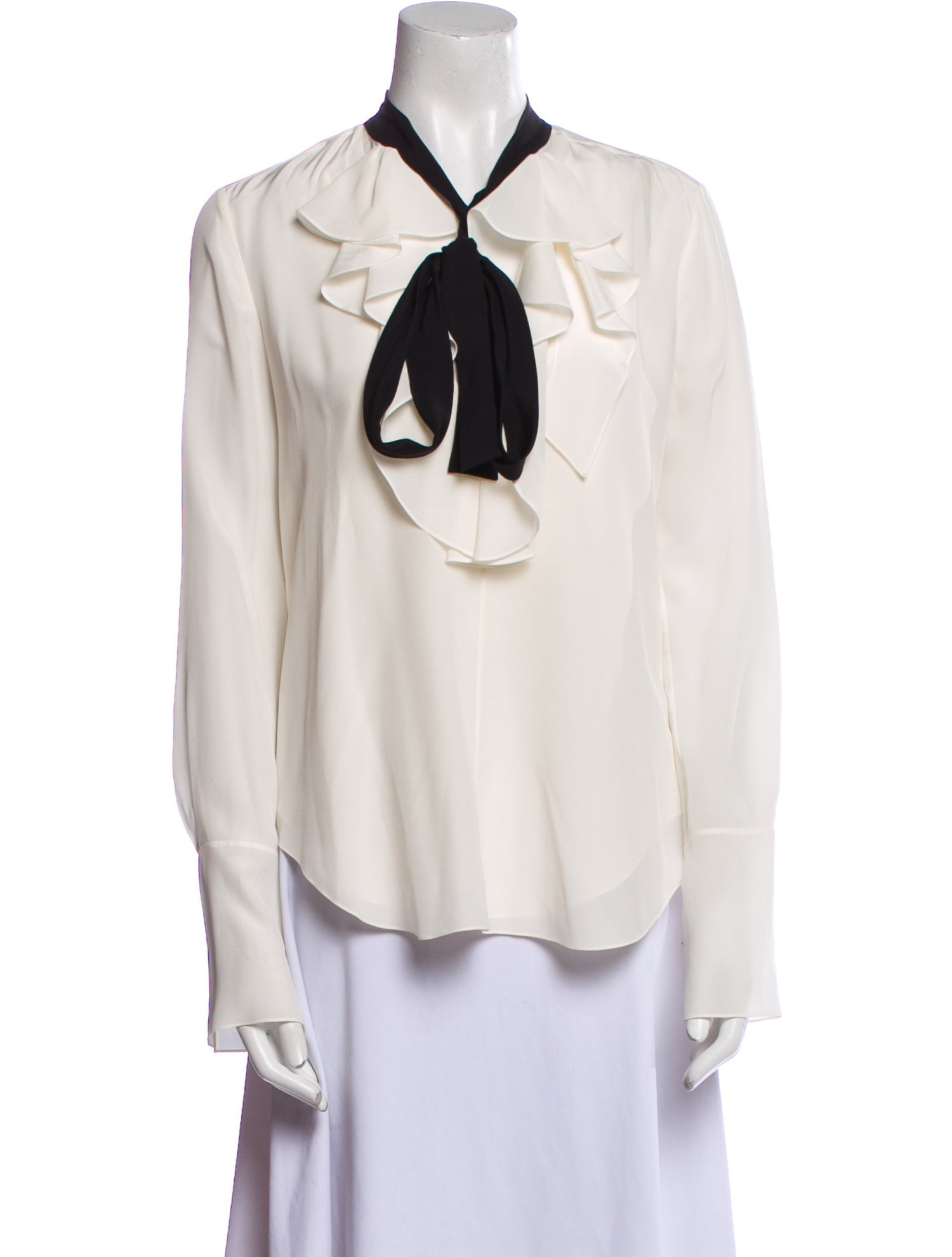 Chloé Silk Long Sleeve Blouse