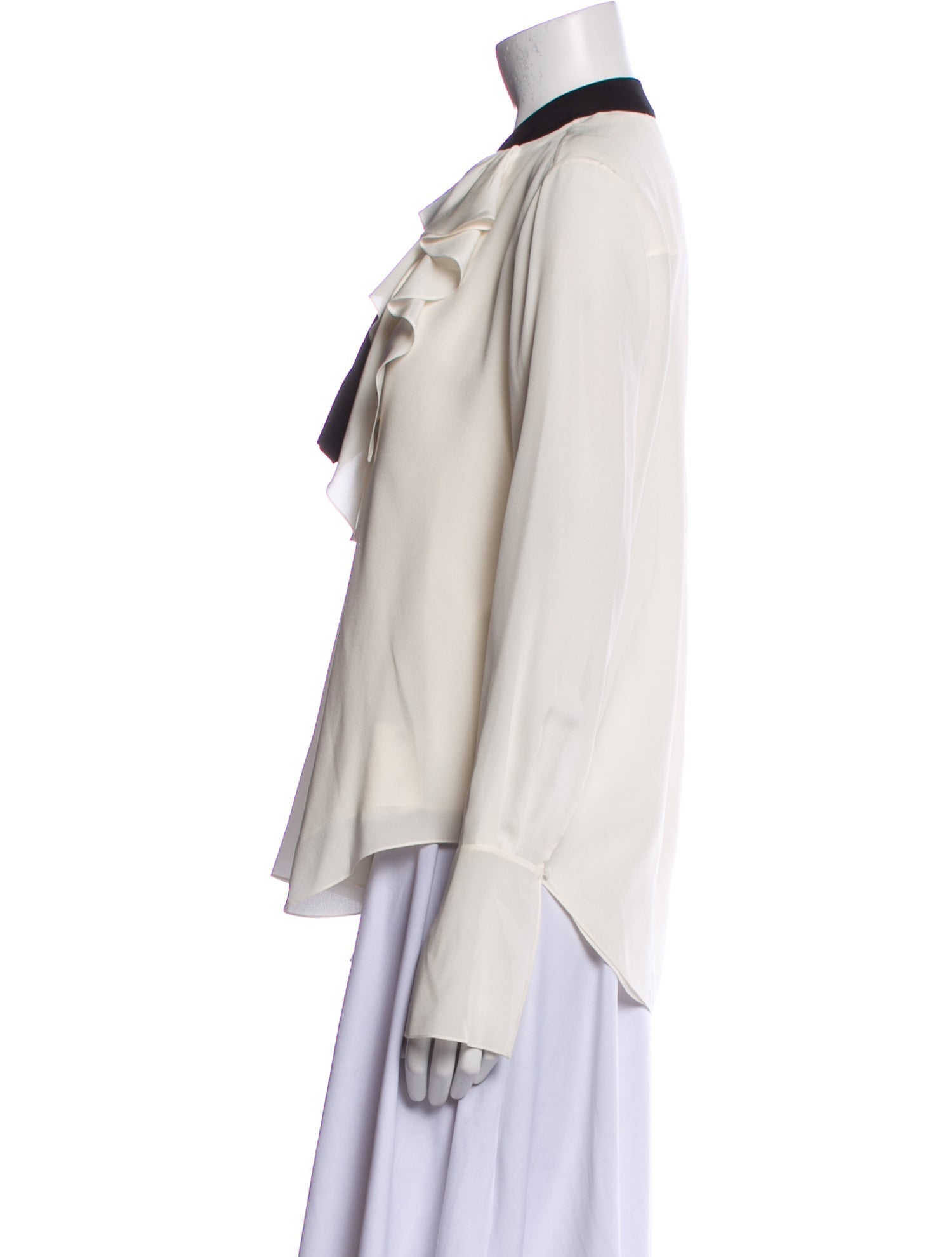 Chloé Silk Long Sleeve Blouse