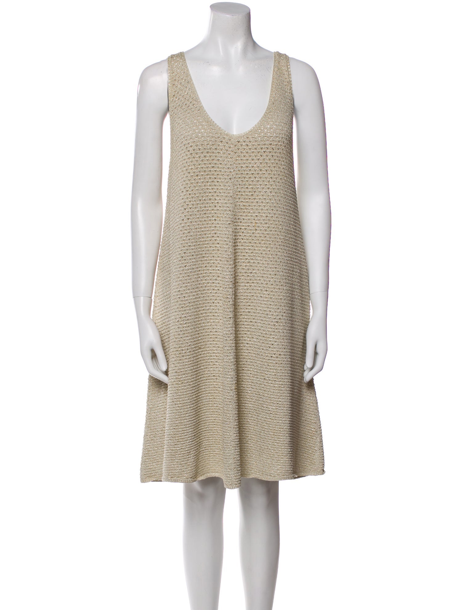 Chloé V-Neck Mini Dress