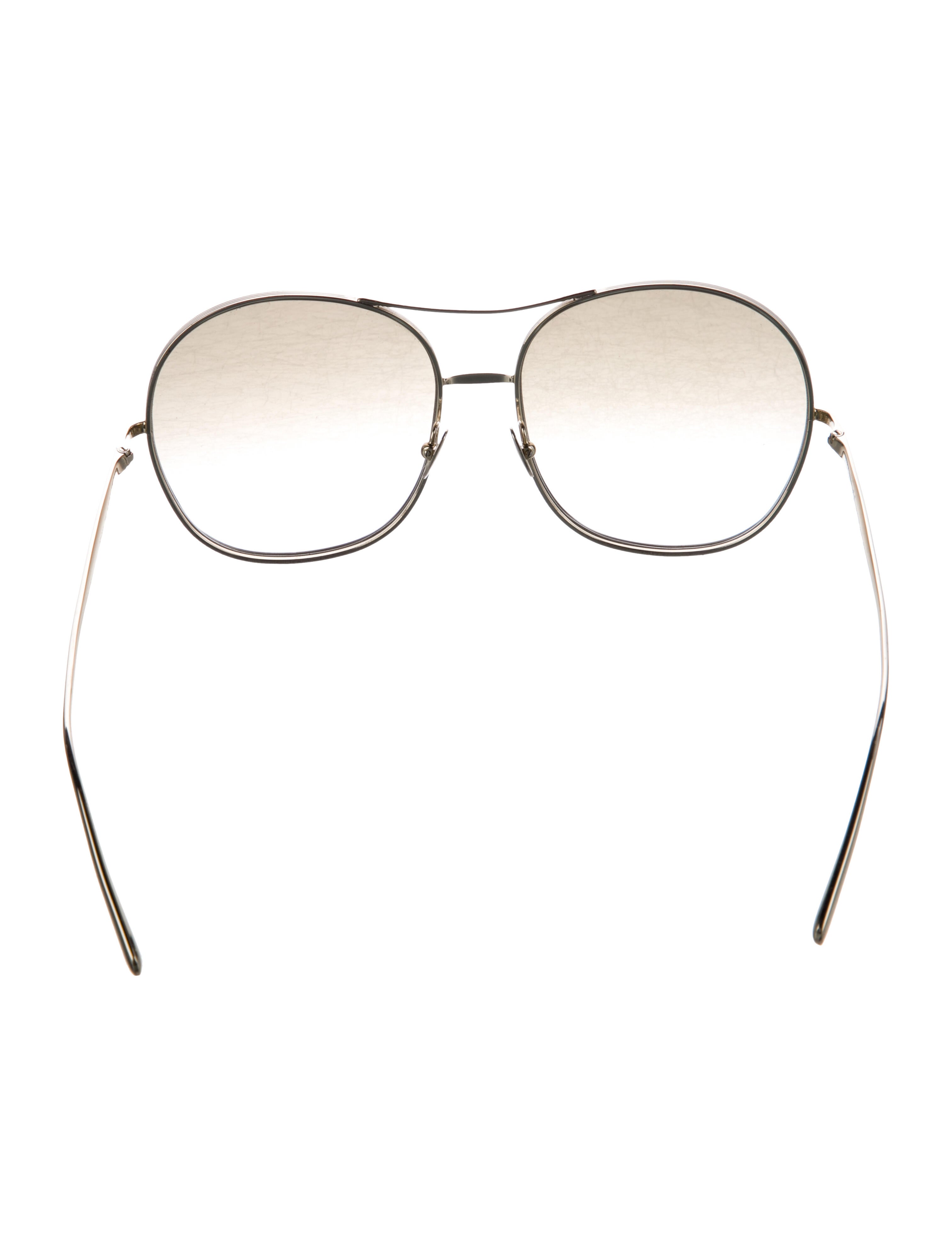 Chloé Round Gradient Sunglasses