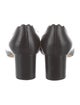 Chloé Leather Scalloped Accent D'Orsay Pumps
