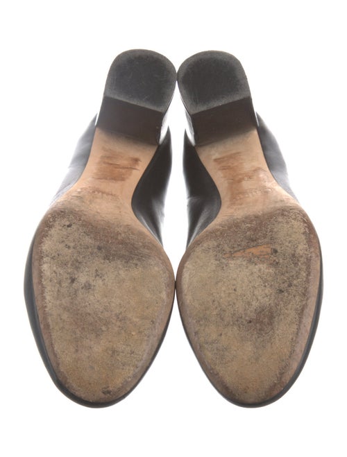 Chloé Leather Scalloped Accent D'Orsay Pumps