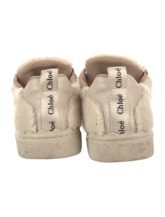 Chloé Shearling Sneakers
