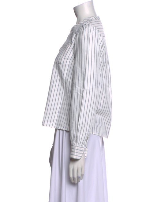Chloé Striped Crew Neck Blouse