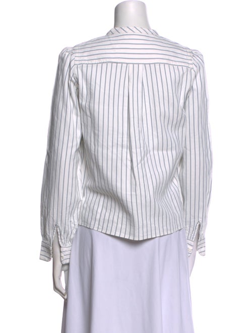Chloé Striped Crew Neck Blouse