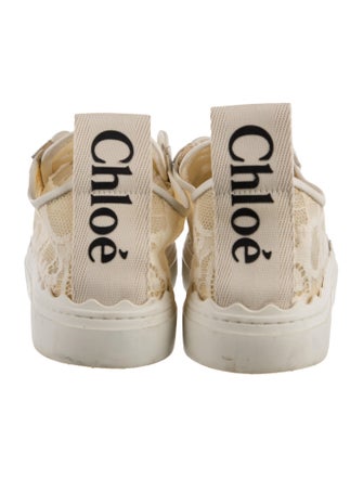 Chloé Lace Lace Pattern Sneakers