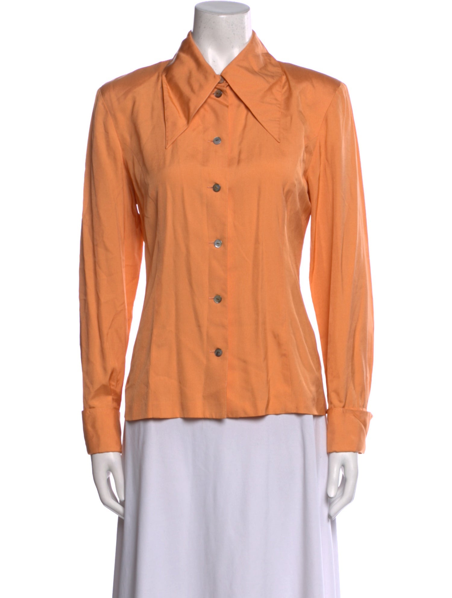 Chloé Vintage Long Sleeve Button-Up Top