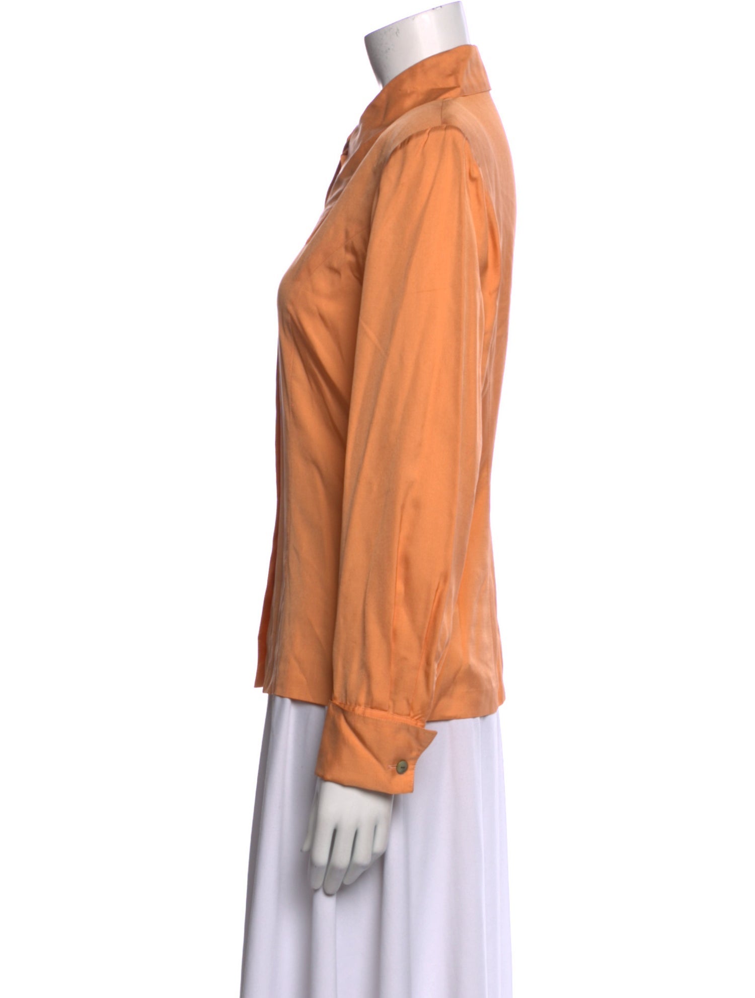 Chloé Vintage Long Sleeve Button-Up Top