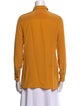 Chloé Silk Long Sleeve Button-Up Top