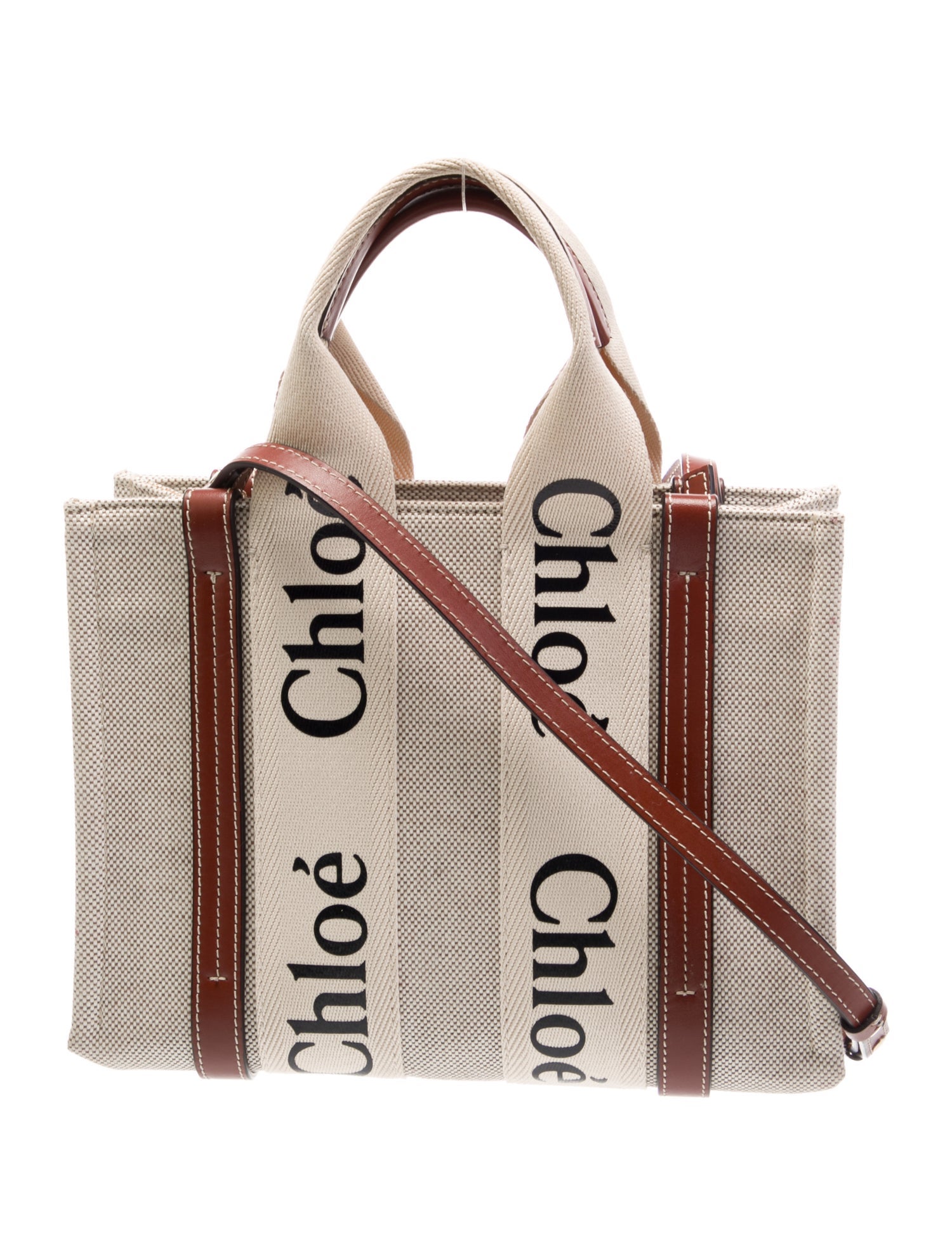 Chloé Canvas Shoulder Bag Small