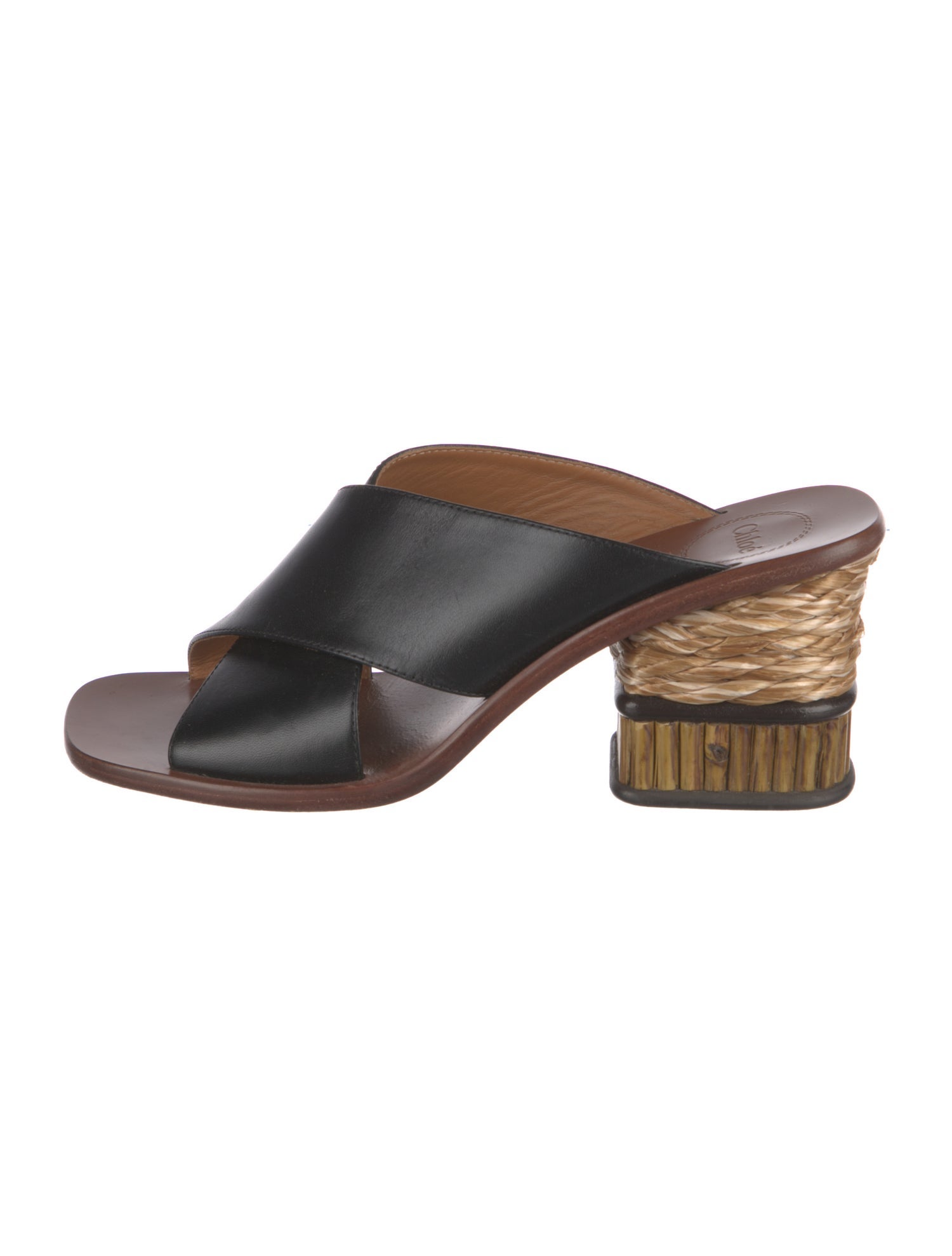 Chloé Leather Slides