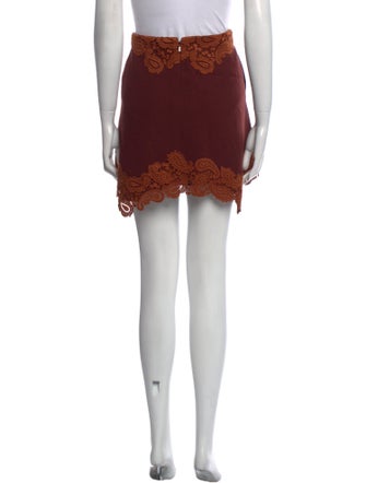 Chloé Virgin Wool Mini Skirt