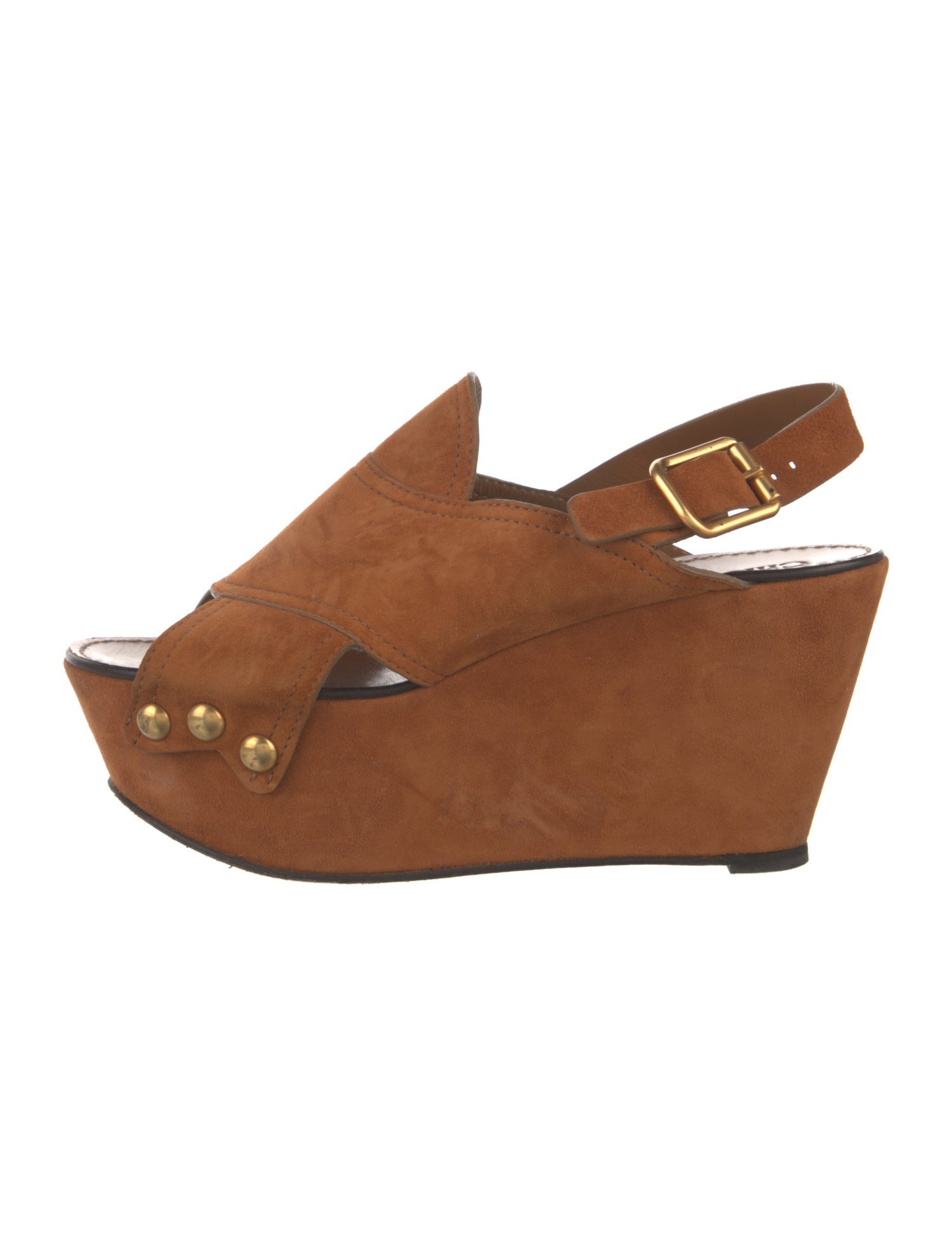 Chloé Suede Slingback Sandals