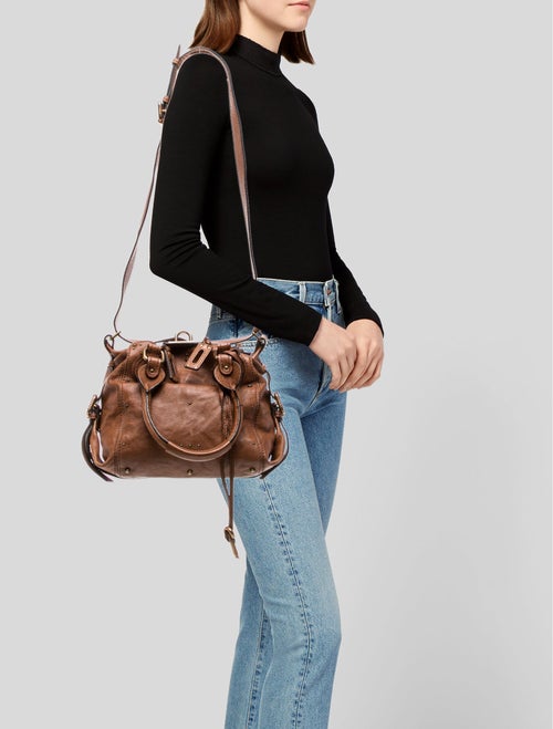 Chloé Leather Top Handle Bag