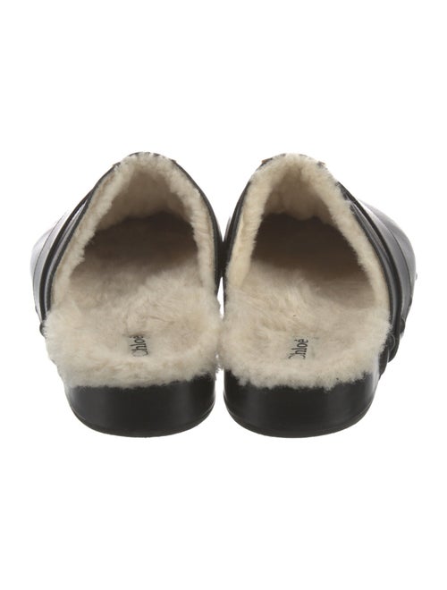 Chloé Leather Studded Accents Mules