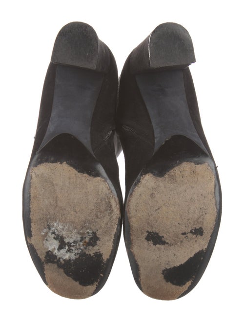 Chloé Suede Pleated Accents Boots