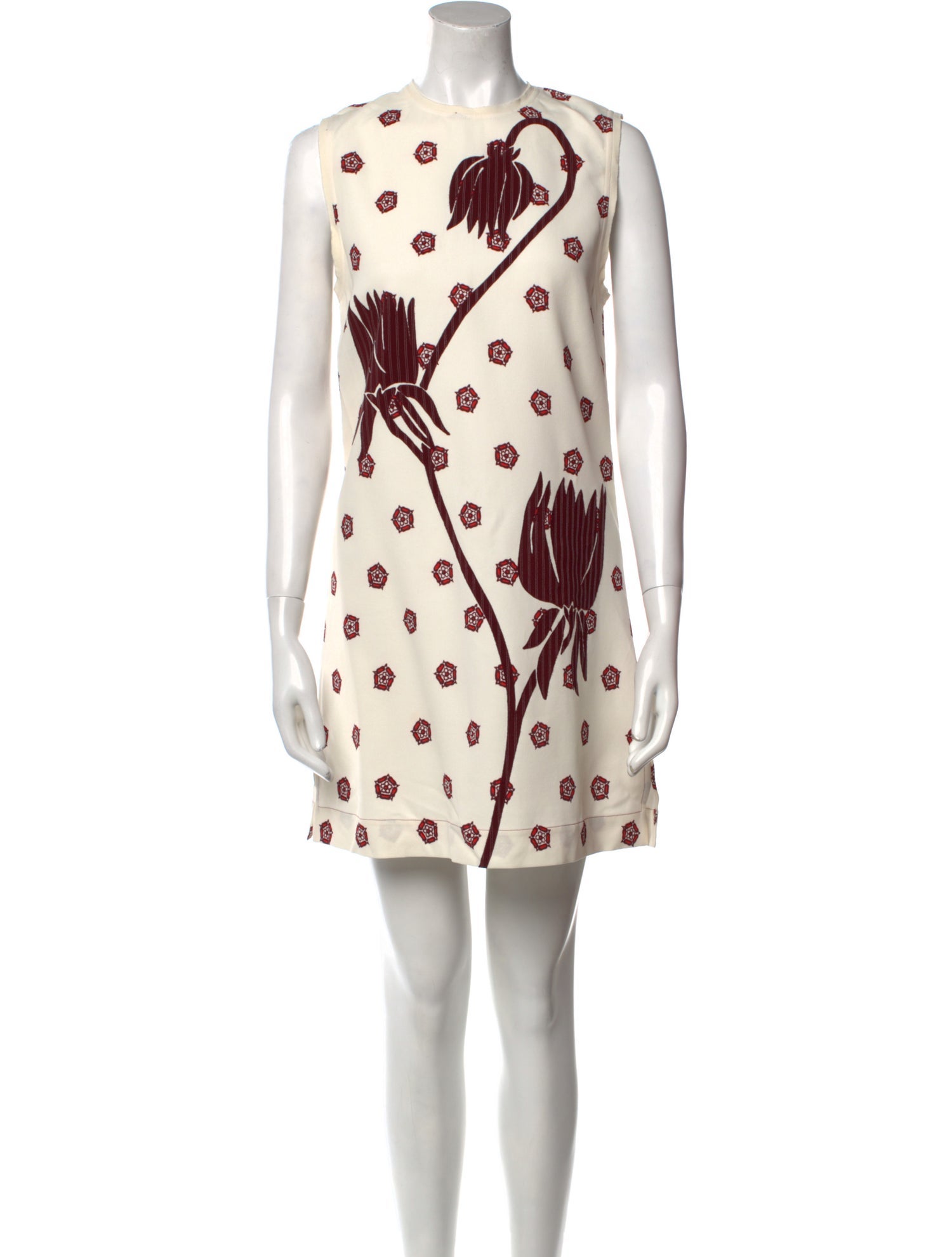 Chloé Polka Dot Print Mini Dress