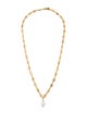 Chloé Pearl Darcey Lace Logo necklace