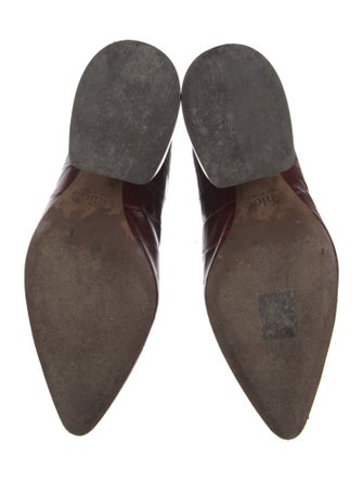 Chloé Embossed Leather Chelsea Boots