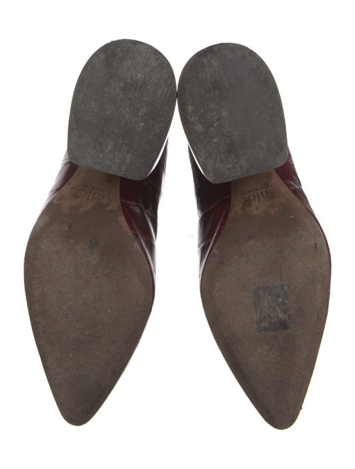 Chloé Embossed Leather Chelsea Boots