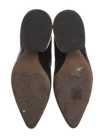 Chloé Embossed Leather Chelsea Boots