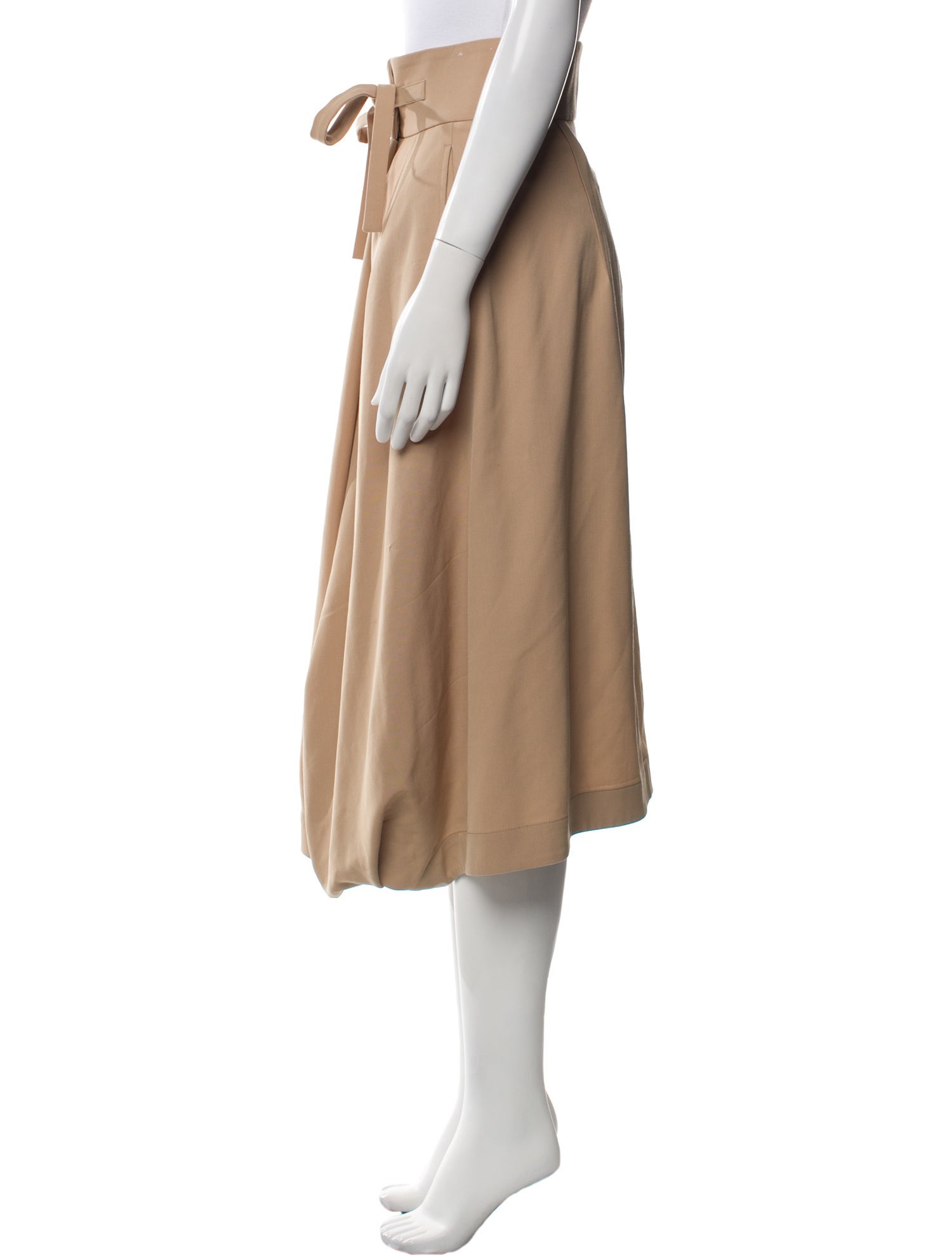 Chloé Virgin Wool Midi Length Skirt